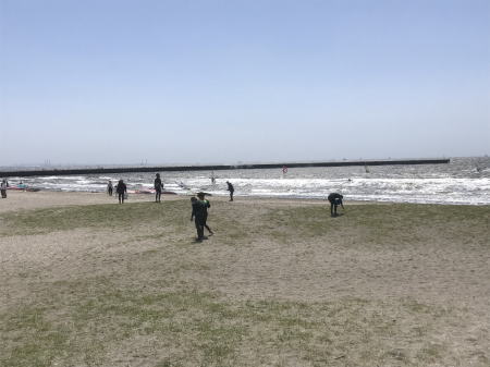 検見川の浜ビーチクリーン 検見川の浜ビーチクリーン