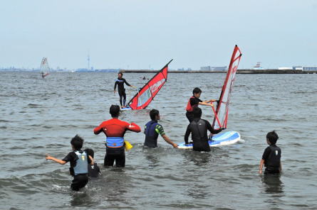 2015検見川ビーチフェスタ ウインドサーフィン体験教室