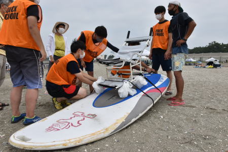 2021ハンディキャップを持つ子達のマリンスポーツ体験教室　千葉市検見川の浜