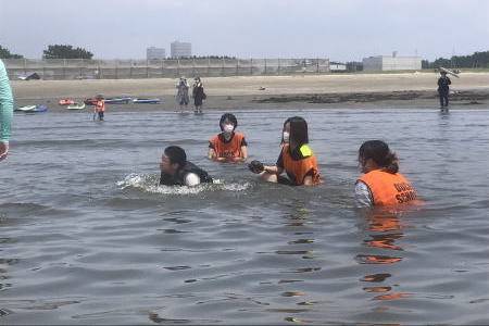 2021ハンディキャップを持つ子達のマリンスポーツ体験教室　千葉市検見川の浜