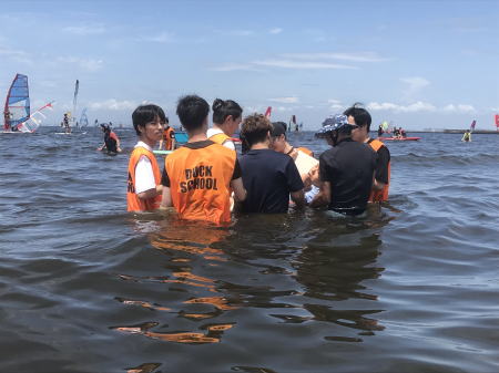 2022年ハンディキャップを持つ子達の海遊び体験教室