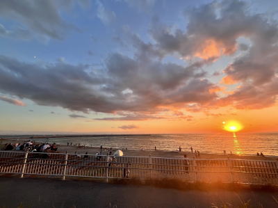 2026年10月18日検見川の浜の夕日 2026年10月18日検見川の浜の夕日